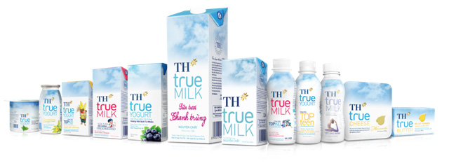 Sản phẩm của th true milk vô cùng đa dạng