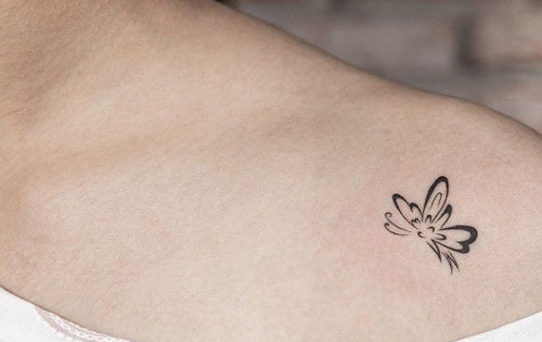 Tattoo mini hình bướm