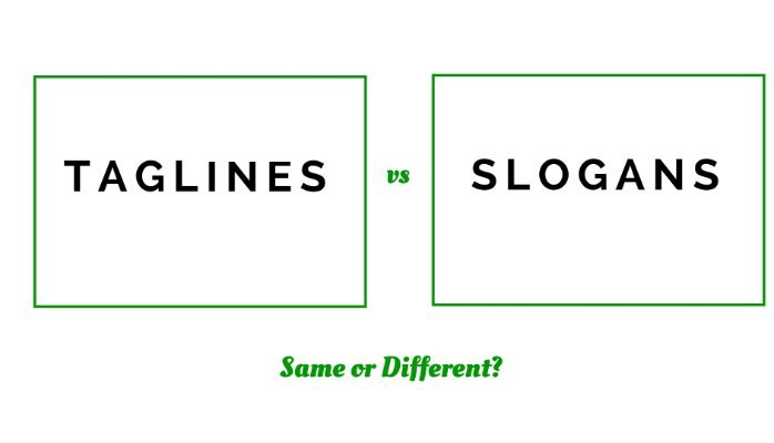 Sự khác nhau giữa tagline và slogan là gì