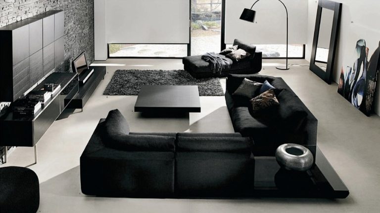 Màu đen trong thiết kế nội thất