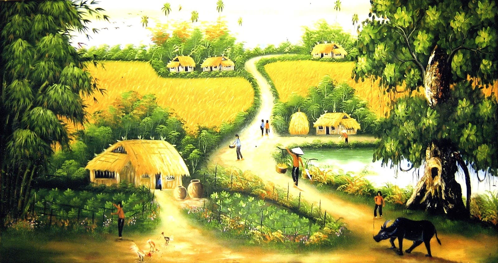 Hình ảnh làng quê Việt Nam 04