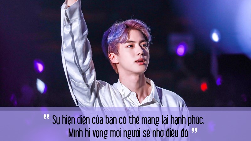 Những câu nói hay của Jin