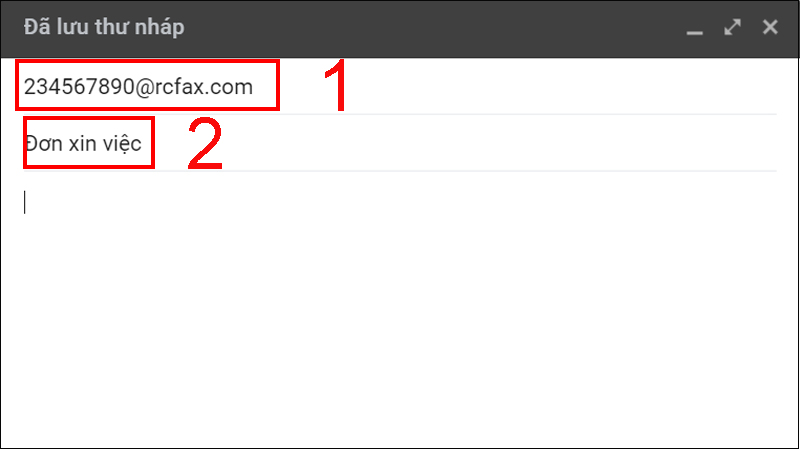 Cách gửi Fax bằng Gmail 2