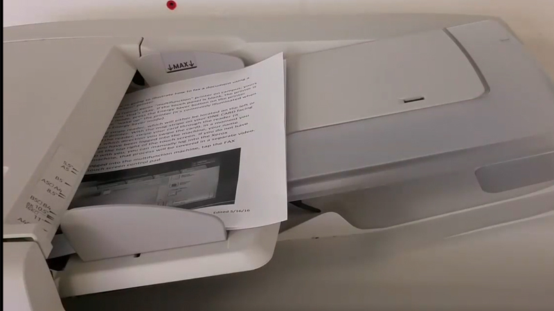 Cách gửi Fax bằng máy Photocopy 2