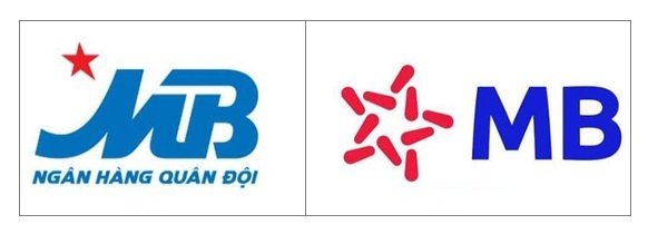 Sự thay đổi về hình ảnh logo của MB